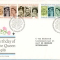 C. P. 1er jour : the sixtieth birthday of her Majesty The Queen(PHI0226)