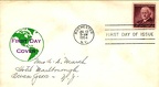 Env. 1er jour : 100 ans de la naissance de George Eastman - 1954(PHI0349)