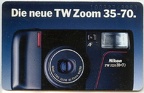 Télécarte : Nikon TW Zoom 35-70 (Allemagne)(PHI0461)