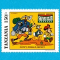 Safari Club, Goofy, Donald, Mickey (Tanzanie) - 1994<br />(PHI0723)