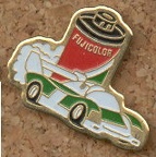 Fujicolor, voiture de course(PIN0116)