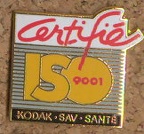 SAV ISO 9001 (Kodak)(PIN0425)