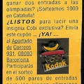 J.O. Barcelone (Kodak) - 1992<br />(PIN0529)