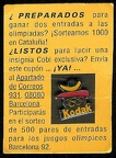 J.O. Barcelone (Kodak) - 1992(PIN0529)