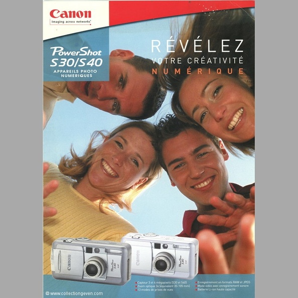 Powershot S30, S40 (Canon) - 1986(PUB0097)