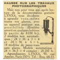 Agrandisseurs (Lynxa) - 1948<br />(PUB0128)