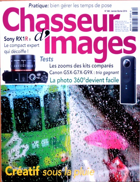 N° 380 de 1.2016
Table des matières:
- P.H. Pont: Asahi Pentax S1a
Tests:
- Ricoh Theta S (panoramique 360°)
- Sony Alpha 7s II
- Sony RX1r II
Pages: 180
Commentaires: -
REV-CI0380.jpg
