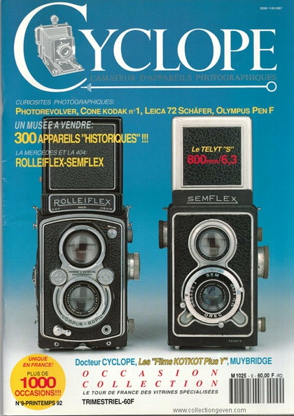 Cyclope n° 9, 3.1992(REV-CY0009)