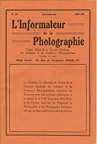 L'informateur de la photographie, N° 121, 3.1931