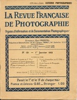 La Revue Française de Photographie, n° 121, 1.1925(REV-PM0121)