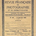 La Revue Française de Photographie et de Cinématographie, n° 194, 1.1928<br />(REV-PM0194)