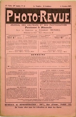 Photo-Revue, n° 40, 6.10.1907(REV-PR1907-40 0a)