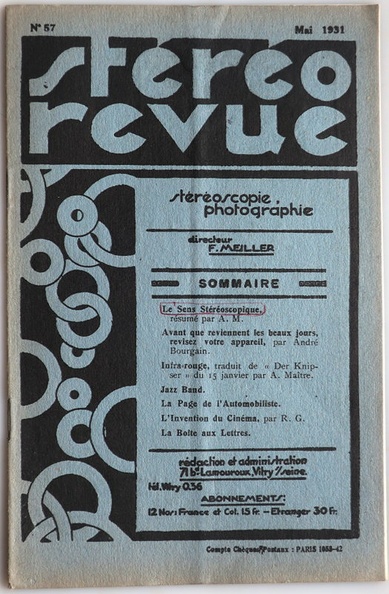 Stéréo Revue, n° 57, 5.1931(REV-SR0057)