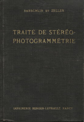 Traité de stéréophotogrammétrie - 1936(BIB0168)