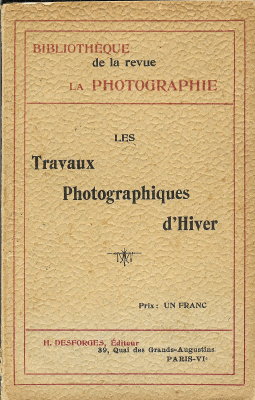 Les travaux photographiques d'hiver(BIB0264)