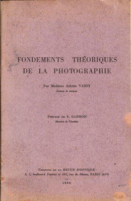 BIB0535
-
Titre: -
Auteur: Vassy (Arlette)
Édition: - Collection: -
Date: -
Pays: - Langue: -
Table des matières:
- Historique
- Action de la lumière sur les cristaux d'halogénures
- Action de la lumière sur les émulsions non chromatisées
- Sensibilisation
- Rayons et rayons gamma
- Action des corpuscules chargés
- Développement
Bibliographie
Commentaires: -
Pages: - Format: -
Reliure: -
ISBN: -
BIB0535.jpg