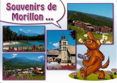 Marmotte photographe : « Souvenirs de Morillon... »(CAP0339)