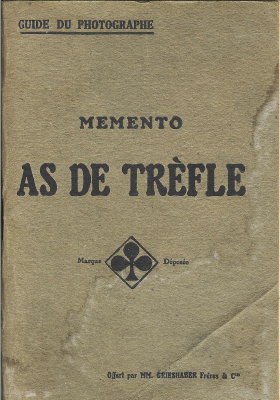 _double_ Mémento As de Trèfle 1921(CAT0132a)