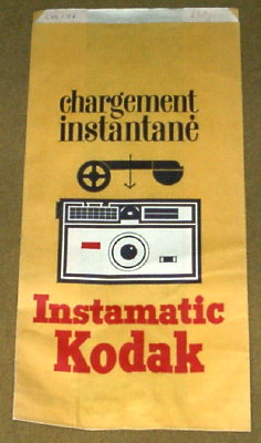 Sac plat : Instamatic Kodak(17 x 35 cm)(GAD0566)