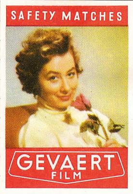 Etiquette de boîte d'allumettes Gevaert Film(GAD0835)