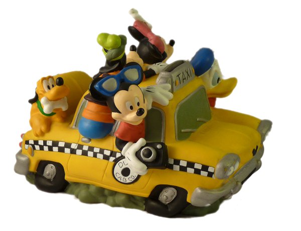 Tirelire:  Taxi avec Mickey(GAD0986)