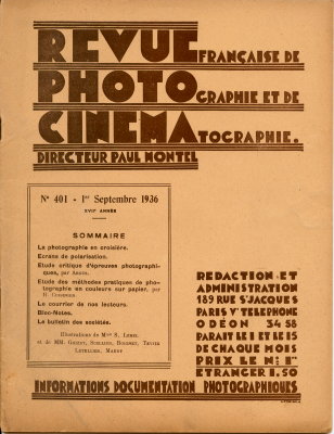 Revue Photo Cinéma, n° 401, 9.1936(REV-PM0401)