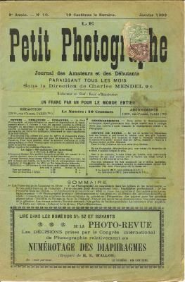 Le Petit Photographe, 1.1903