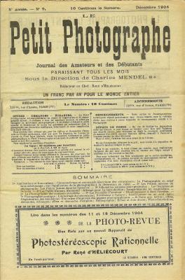 Le Petit Photographe, 12.1904