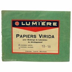 Pochette de papiers Virida jaunes et verts 13x18 (Lumière)(ACC0173)