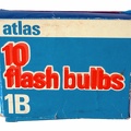 Boîte de 10 flash bulbs 1B (Atlas)<br />(type PF1)<br />(ACC0678)