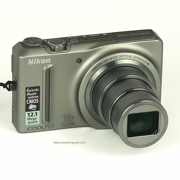 Cet appareil photographique Coolpix S9100 de Nikon a un capteur de 12 Mpx et un zoom 18 x.
Nom : Coolpix S9100
Marque : NIKONFabricant : Nikon Corp.
Publicité : -
Pays : Indonésie
Date de début : 2011Date de fin : 9999
Type : compact numérique (CFNO)
Dimensions, fermé : 108 x 63 x 35 mmOuvert : 108 x 71 x 83 mm
Poids : 190 g
Matière : plastiqueCouleur : argenté
Surf. sensible : CMOSFormat : 1/2,3 " ; 4000 x 3000 px
Objectif :
- Nom : NikkorType : zoom 18x
- Marque : Nikon
- Ouverture : 3,5 - 5,9Focale : 4,5 - 91 mm (25 - 450 mm)
- Fixation : fixeMonture : non interchangeable
Diaphragme :
- Type : XXX
- Ouverture : XXX
Obturateur :
- Nom : XXXType : XXX
- Marque : XXX
- Vitesses : XXXPose : XXX
- Retardateur : XXX
- Armement : XXX
Film, plaque :
- Compte-vues 1 : afficheur
- Protection 2 expos : oui
- Avancement : non
Flash :
- Synchro : X
- Flash interne : électronique
Posemètre :
- Type : XXX
- Plage : 160 à 3200 ISO
- Automatisme : multi-mode
Mise au point :
- Type : autreMinimum : 4 cm
- Télémètre : AF
Viseurs :
- Viseur 1 : écran
Autres :
Niveau à bulle : XXX
Porte-acc. 1 : -Porte-acc. 2 : -
Écrou de pied : 1/4 "
Déc. vertical : -Horizontal : -
Bascule avant : -Arrière : -
Commentaires : Accumulateur EN-EL12.
Liens web :https://www.nikon.fr/fr_FR/product/discontinued/digital-cameras/2012/coolpix-s9100#tech_specs
Démontage : http://www.philtronic.fr/?p=2802
Appareil présenté :
N° de série : 10183218
N° objectif : -N° obturateur : -
Accessoires : ...
Notice : oui
Commentaires : -
N° inventaire : APP3023_01
APP3023_01.jpg