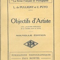 Objectifs d'Artiste<br />C. Puyo, L. de Pulligny<br />(BIB0240)