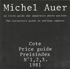Cote Michel Auer 1981 N° 1, 2, 3 - 1981Michel Auer(BIB0465)