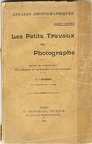 Les petits travaux du photographe : I. Les appareilsAlbert Reyner(BIB0486)