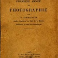 La première année de photographie<br />G. Schweitzer<br />(BIB0594)