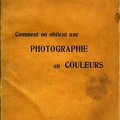 Comment on obtient une photographie en couleursH. Quentin(BIB0596)