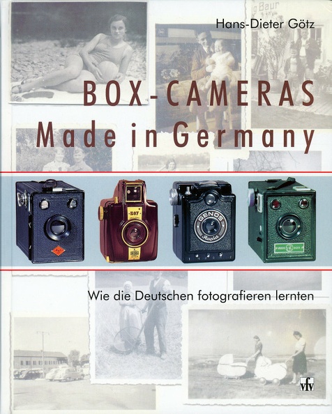 BIB0833
Vous voulez acheter ce livre ?
-
Édition : vfv ; Collection : -
Date : 2002
Pays : Allemagne ; Langue : allemand
Table des matières :
- Adox :
- Agfa :
- Altissa :
- Balda :
- Beier :
- Bilora :
- Braun :
- Certo :
- Dacora :
- Diana :
- Eho :
- FFL :
- Genos :
- Gevaert :
- Goerz :
- Ica :
- Ising :
- Jota :
- Kodak (D) :
- Kamera-Werk :
- Merit :
- Nori :
- Orion :
- Perfekta :
- Pionier :
- SAS : Sassex
- Sica :
- Voigtländer :
- Vredeborch :
- Zeiss Ikon AG :
Pages : 160 ; Format : 200x250 mm
Reliure : dos cousu, couverture rigide
ISBN : ISBN 3-88955-131-9
Commentaires :
BIB0833_01.jpg