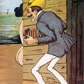 Carte humoristique pliante, Erotisme 1900(CAP0007)