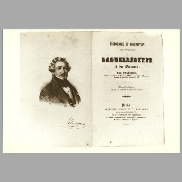 Historique et description du Daguerréotype et du Diorama - 1839(CAP0023)