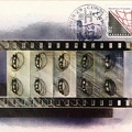 Carte 1er jour; timbre Europa « Le cinéma », Dessin de J. Combet<br />(CAP0050)