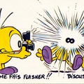 Le Piaf : « Tu me fais flasher !!, Bisous »<br />(CAP0097)