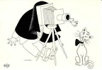 Dessin de Dubou t: Photographe avec chat et souris(CAP0342)