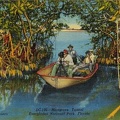 Touristes sur un bateau, Everglades, Floride(CAP0552)