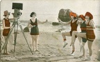Une femme cinéaste, 3 danseuses, 1 chorégraphe sur la plage(CAP0608)