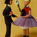 Couple de poupées Peynet<br />(CAP0808)