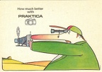 « How much better with Praktica » (homme à long nez avec télé)(CAP0910)