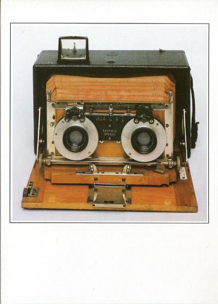 « Stereo-Klappkamera von Ernemann, Dresden (um 1910) »(CAP0947)