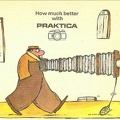 « How much better with Praktica » (quadruple extension)(CAP104)