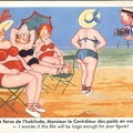 Grosses femmes en bikini sur la plage<br />(CAP1151)