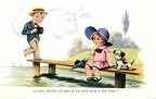 Humour : Enfants sur un banc(CAP1268)